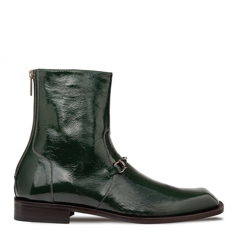 BRAND NEW Mezlan Buscemi 21739 Hi-Shine Ornament Boot boots New/Box Sz 9.5